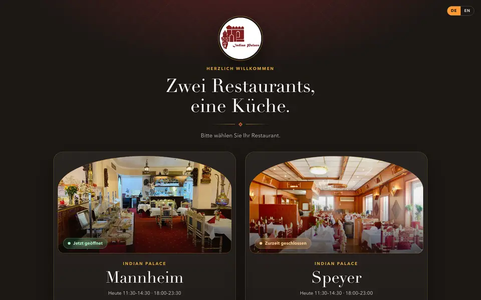 Indian Palace website