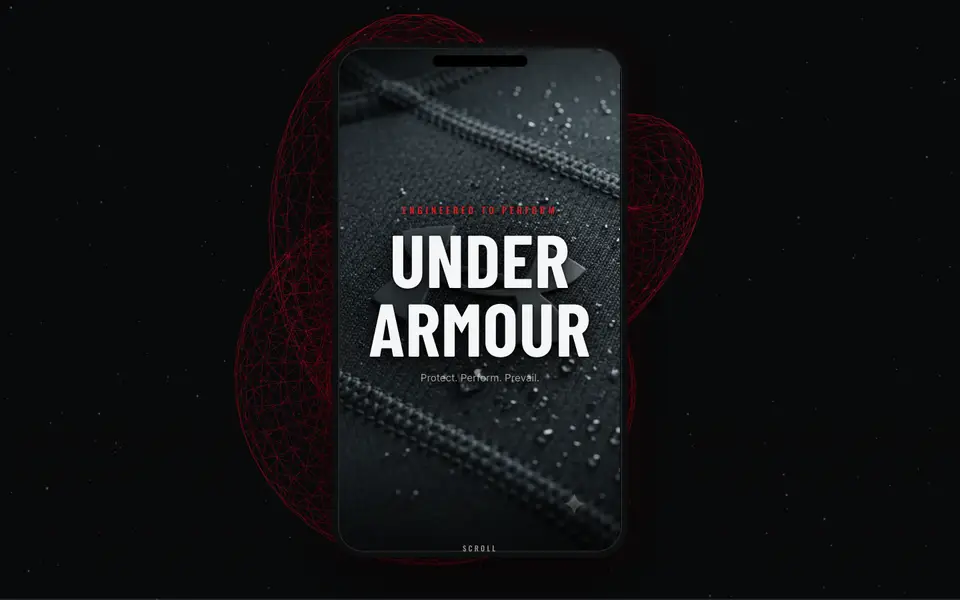 Under Armour website